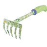 Грабли 5-зубые, 85 x 310 мм, стальные, пластиковая рукоятка, Flower Green Palisad