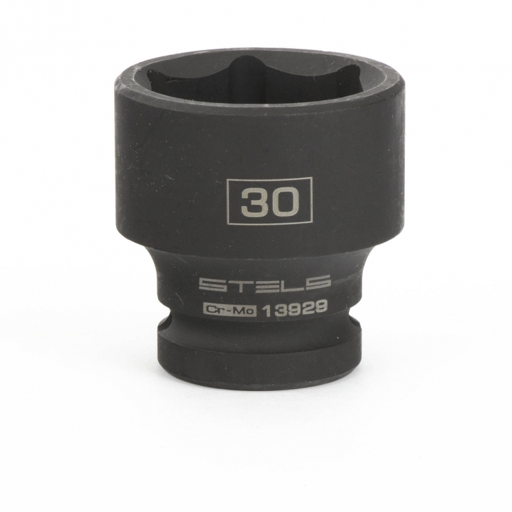 Головка ударная шестигранная, 30 мм, 1/2, CrMo Stels