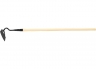 Мотыга стальная, 170 x 60 x 710 мм, деревянный черенок, Россия Сибртех