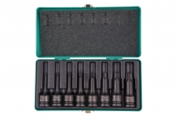 Набор ударных торцевых головок Torx 1/2",  в кейсе, 8 шт. Stels