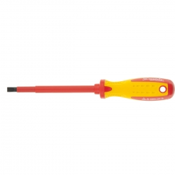 Отвертка Insulated, SL6,5 x 150 мм, CrMo, до 1000 В, двухкомпонентная рукоятка Matrix Professional